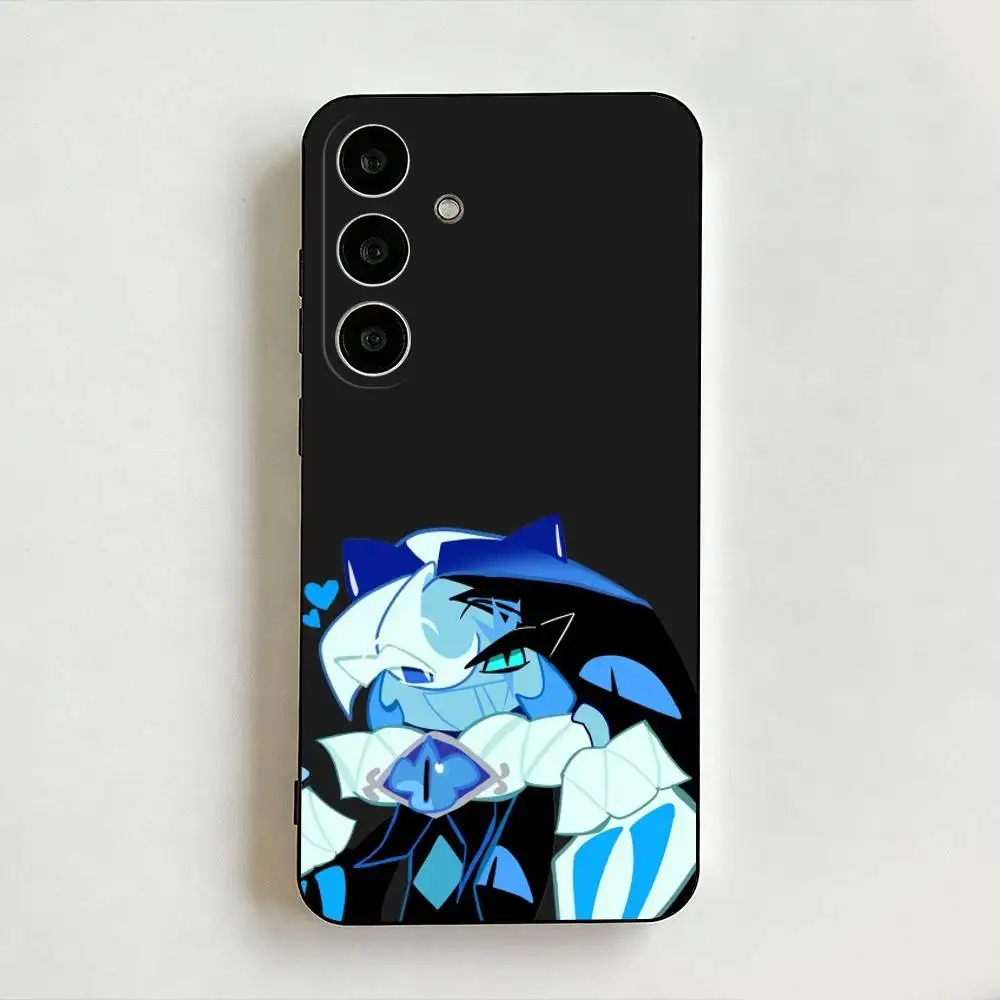 shadow Milk cookie Cat   Black Shell Phone Case For Samsung Galaxy A73,A72,A71,A70,A53,A52,Cover Others Soft