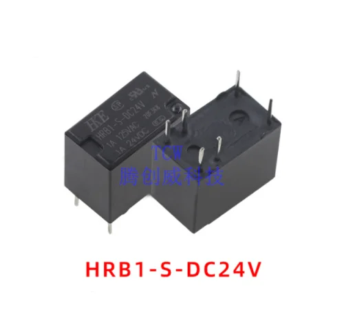 5PCS Power Relay HRB1-S- DC5V DC12V DC24V Set of transformations 6foot  HK23F