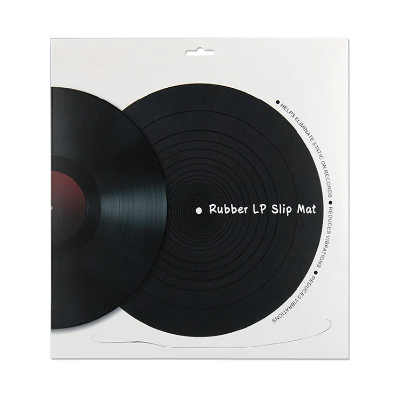 12 inch vinyl player rubber record pad, phonograph turntable rubber disc pad, record player accessories