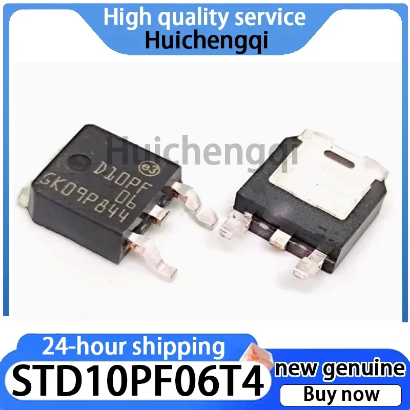 5PCS STD10PF06T4 D10PF06 TO-252 P Channel Field-effect Transistor 10A 60V