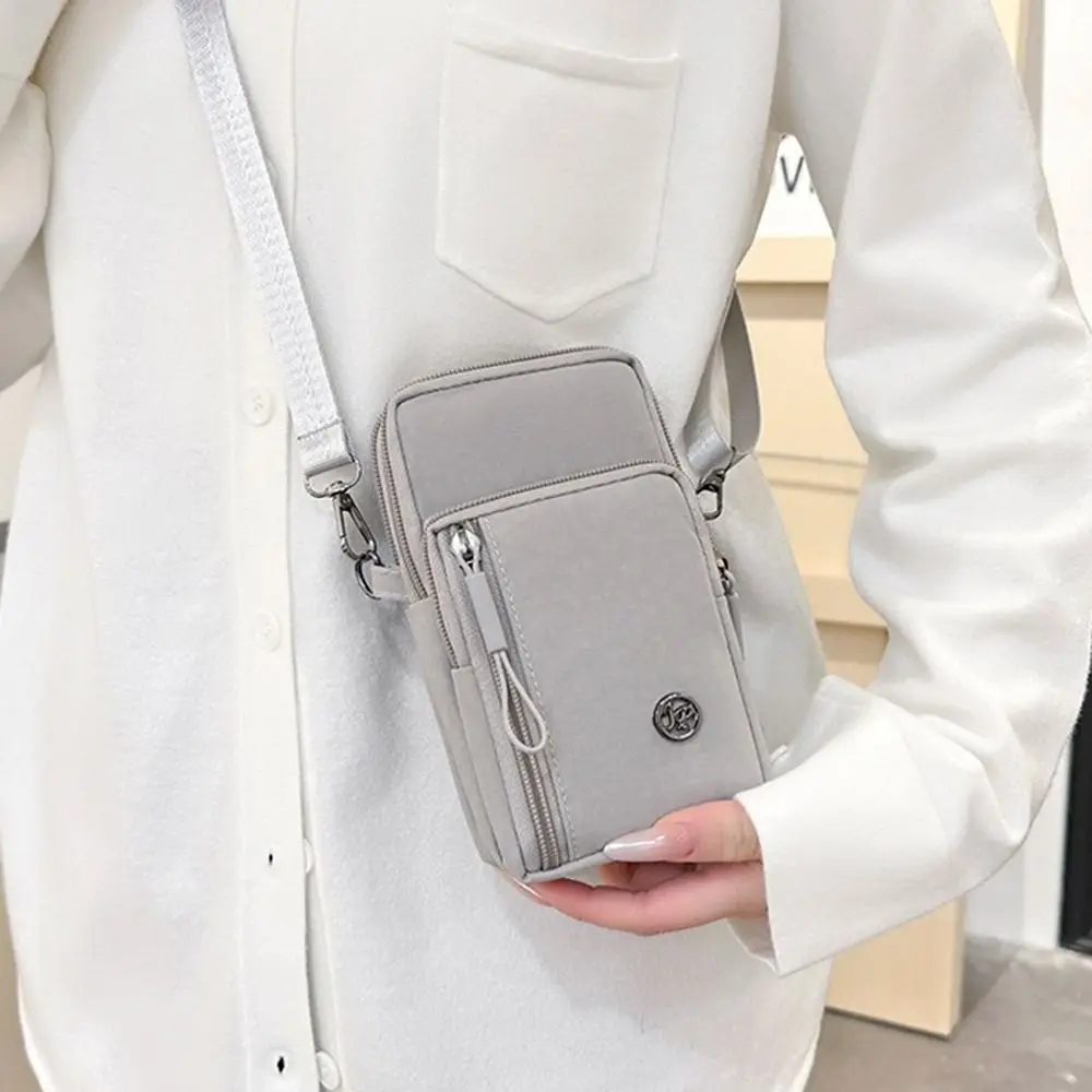 Повседневная сумка через плечо на молнии, многофункциональная водонепроницаемая сумка для ключей, кошелек для монет