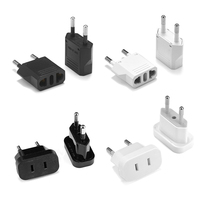 EU Plug Adapter China American US To EU Euro Korea Travel Adapter 4.0mm 4.8mm Electric Plug Converter Charger Socket AC Outlet
