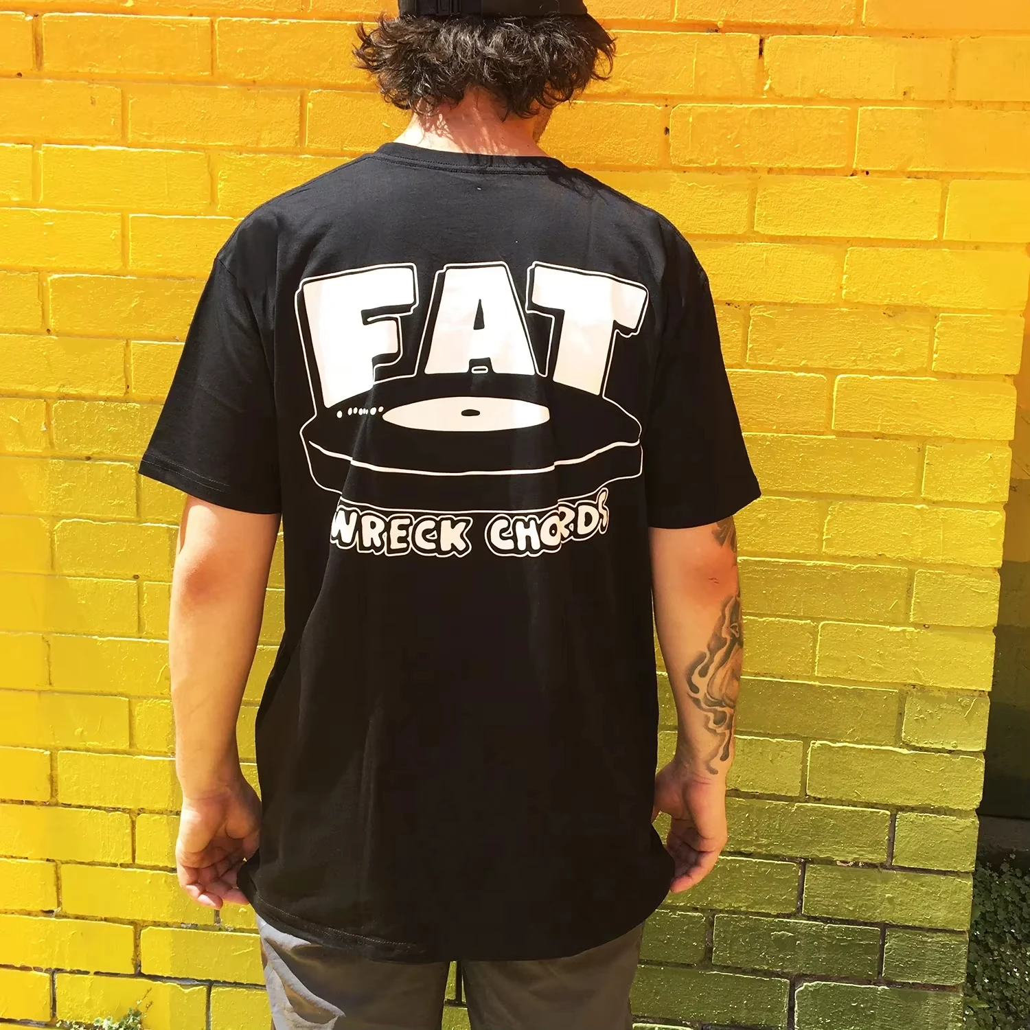 Fat Wreck Chords Graphic Cotton T-shirt Hip Hop Band Music Print Tee Men's Clothing Retro Comfortable Streetwear 2026 Summer Top