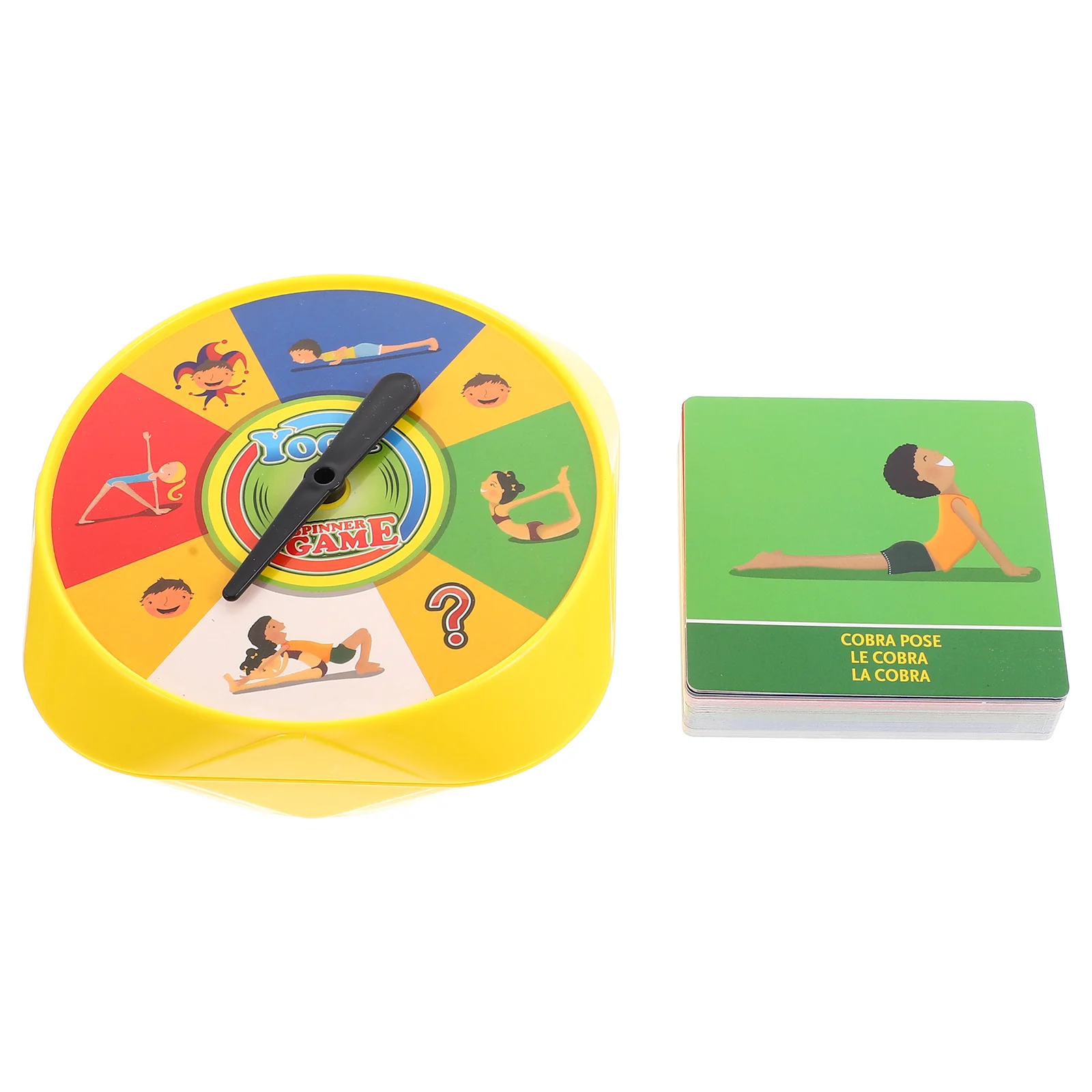  Sports Card Game Children Educational Toy Table Yoga Pose Rotating Plate Board Plastic Family Party Gathering Parent-child