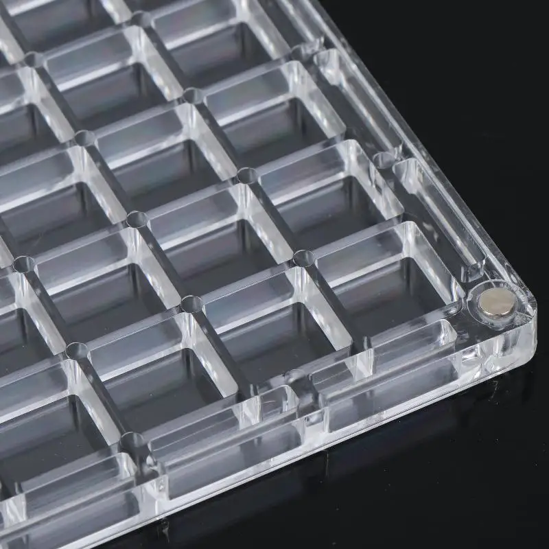1 Stück 36-Fächer Acryl-Magnet-Muschel-Aufbewahrungsbox, Muschel-Displaybox, Diamant-Aufbewahrungsbox, Kleine Bastel-Organizer – Detail 17