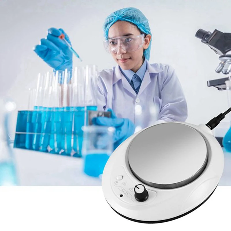 Heating Stirrer Magnetic Agitator Stirrer Hotplate Aborator Stirring Machine With Stir Bar Laborator Stirring Us Plug