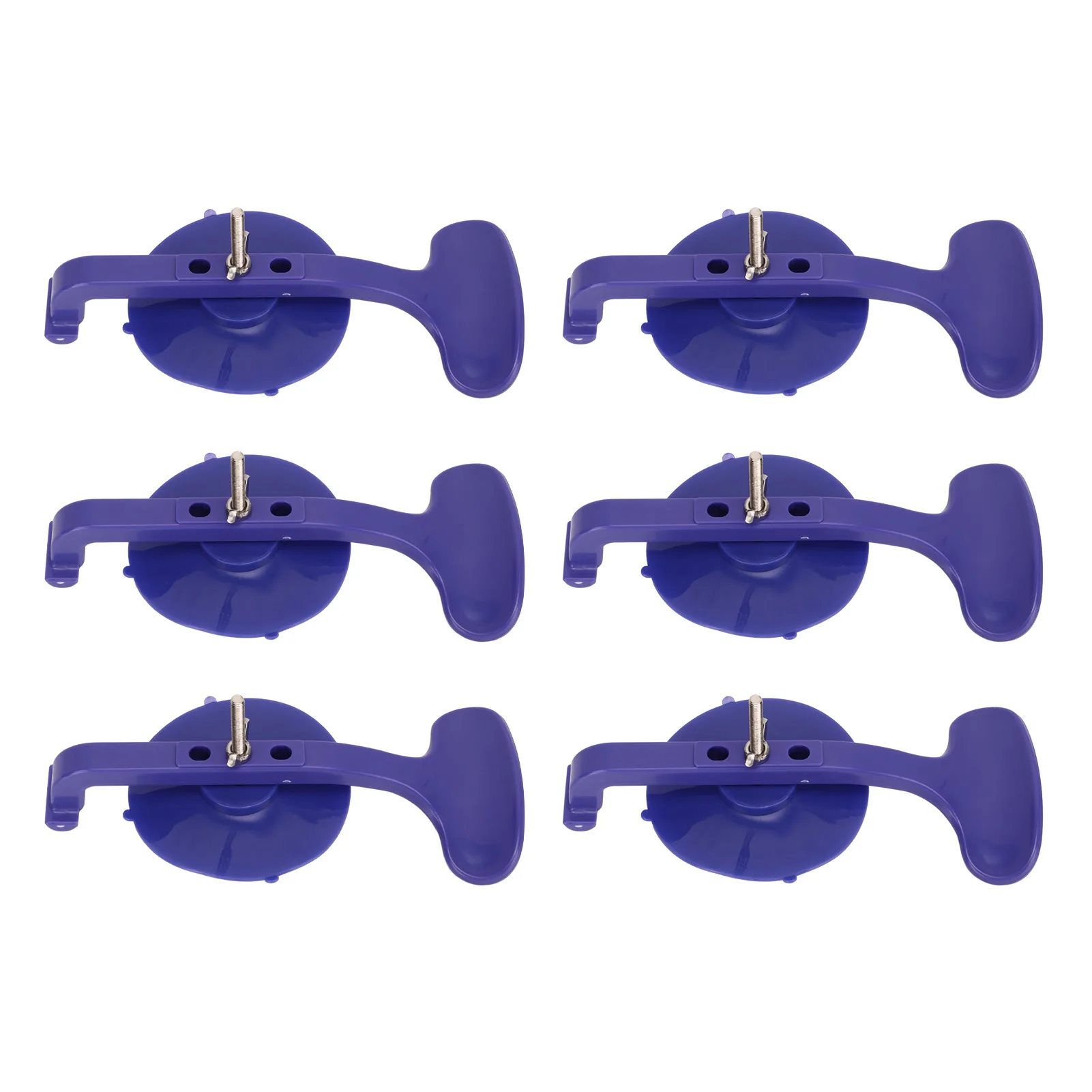 

6 Pcs Suction Cup Clamps Strong Suction Glass Sucker Windshield Repair Gluing Tool for Car Household