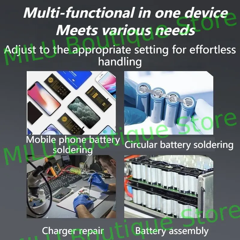 FNIRSI SWM-10 Welding Machine Portable Battery Spot Welding Adjustable MAX 0.25mm 5000mah 18650 Battery Nickel Sheet Iron Sheet