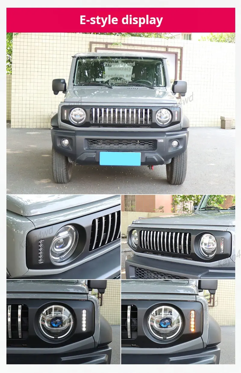 オフロード4x4 ABSフロントバンパー ジムニー JB64 JB74 JC74用