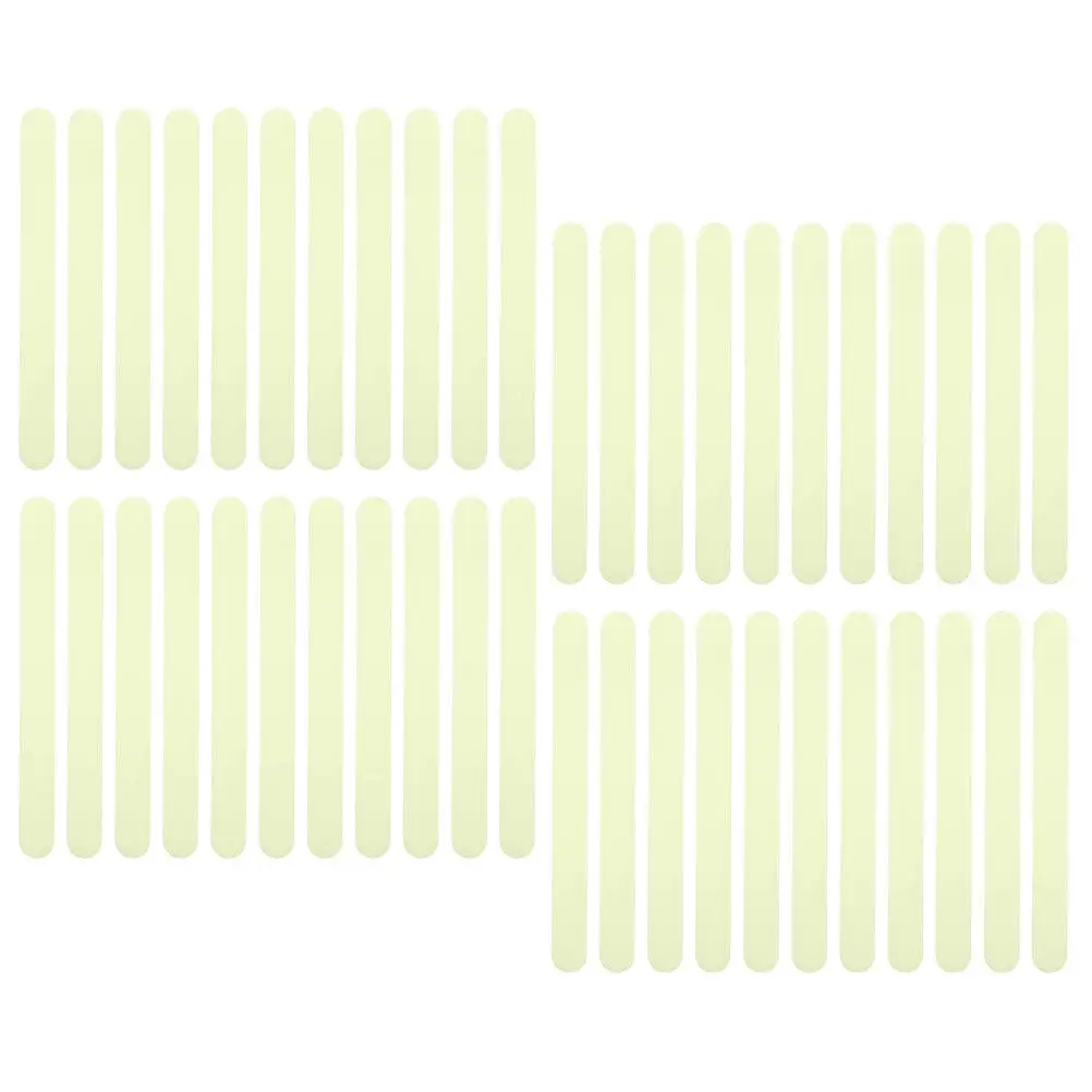 

48 шт. противоскользящих лент для лестниц, сверхпрочные водонепроницаемые клейкие защитные полосы для ступеней, лестниц, пандусов, светящиеся в темноте, для использования внутри и снаружи помещений