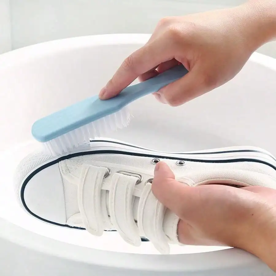 5-In-1 Durable Cleaning Brush Easy To Grip Handle Compact Design Suitable For Shoes Clothing Jewelry Watches Ergonomic Scrubbing Brush Efficient Stain Removal Multi Purpose Cleaning Tool High Quality Bristles