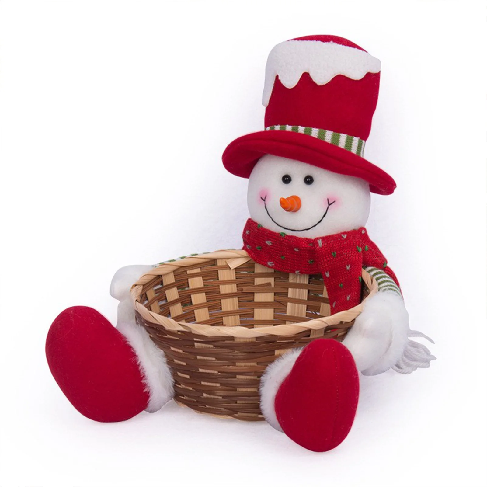 

Christmas Fruit Basket Children's Gift Candy Box Xmas Candy Baskets Ornament For Festival Party Home Decoration