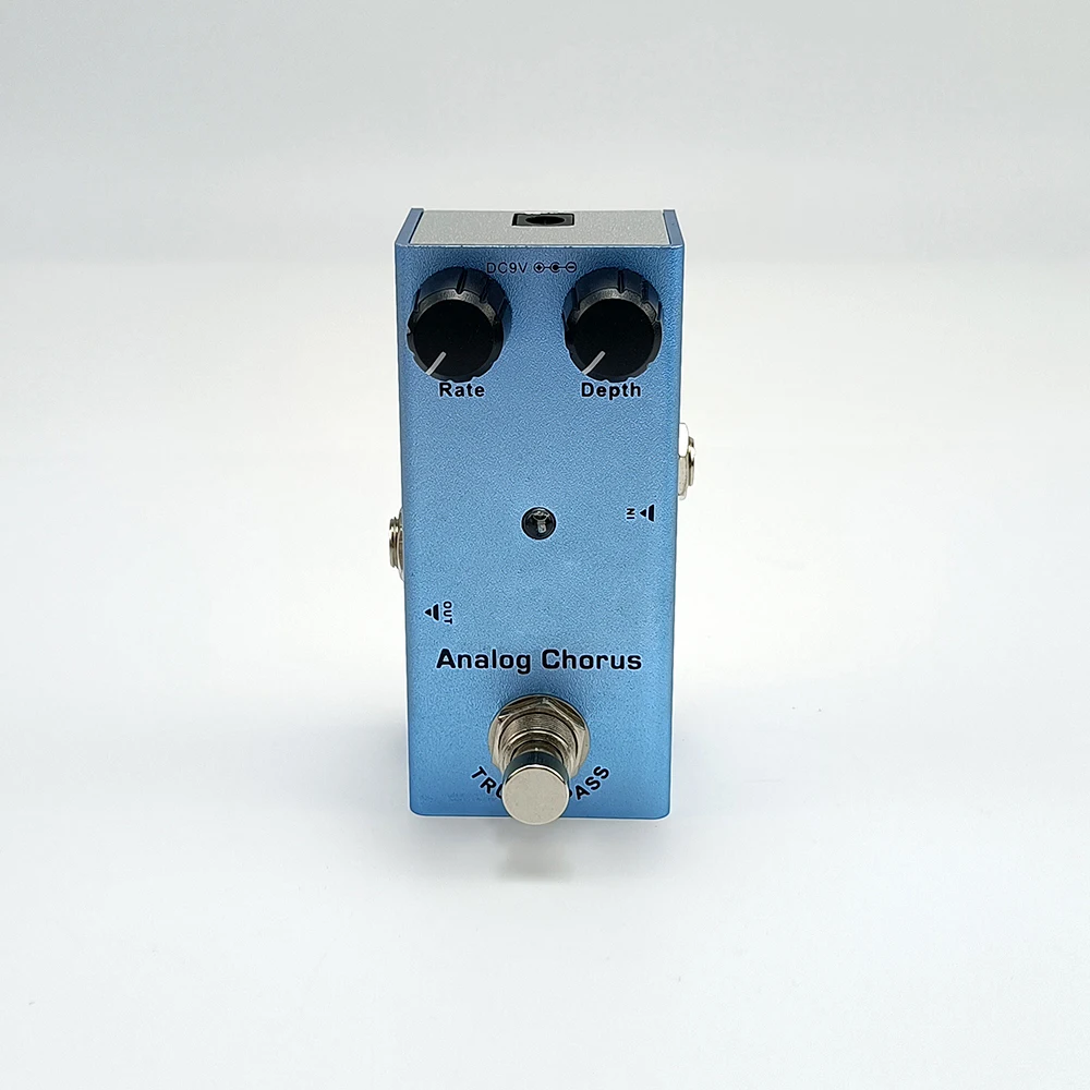 

Electric Guitar Pedal Analog Chorus Rate/Depth Knob Chorus Mini Single Type Effect Pedal DC 9V True Bypass Guiar Parts