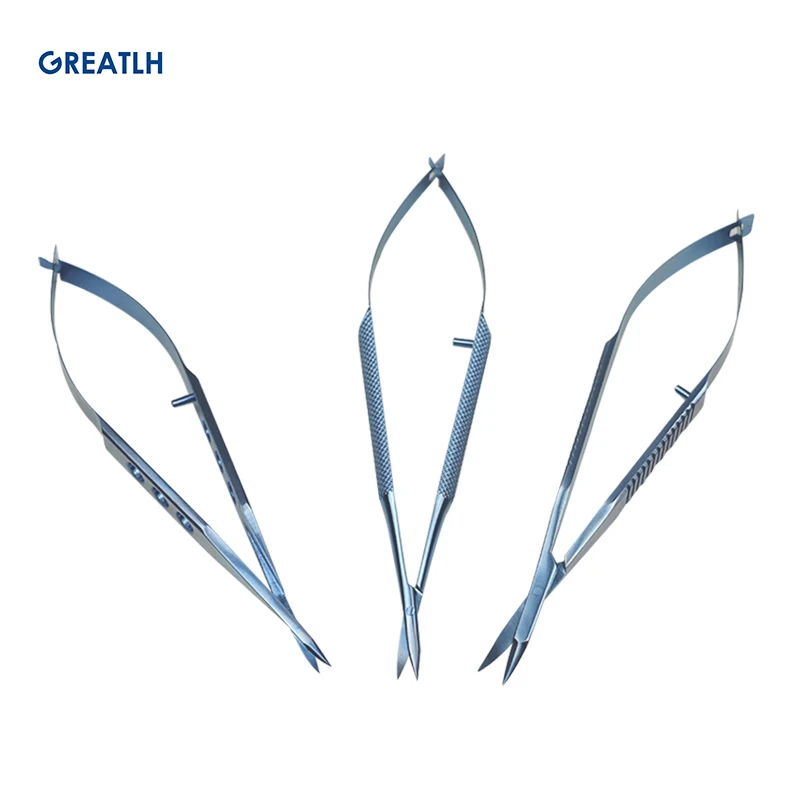 3 Type Choices Ophthalmic Westcott Stitch Scissors Titanium Alloy Eye Microsurgical Instrument