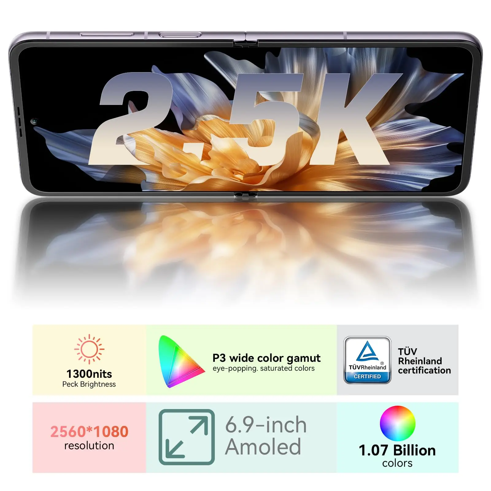 Blackview-Smartphone HERO 10, teléfono móvil con Pantalla AMOLED plegable de 2024 pulgadas, 12GB, 6,9 GB, Helio G99 MTK, cámara de 108MP, carga de