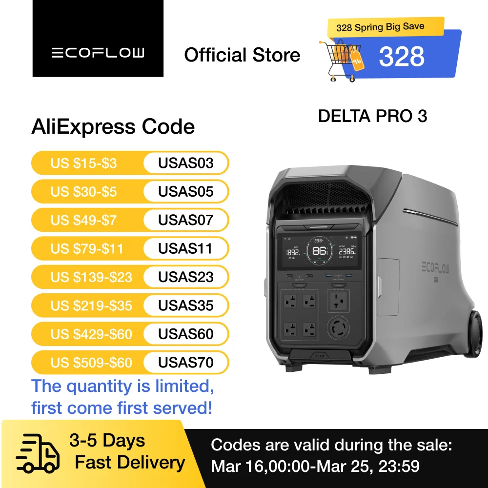 Ecoflow Delta Pro 3…