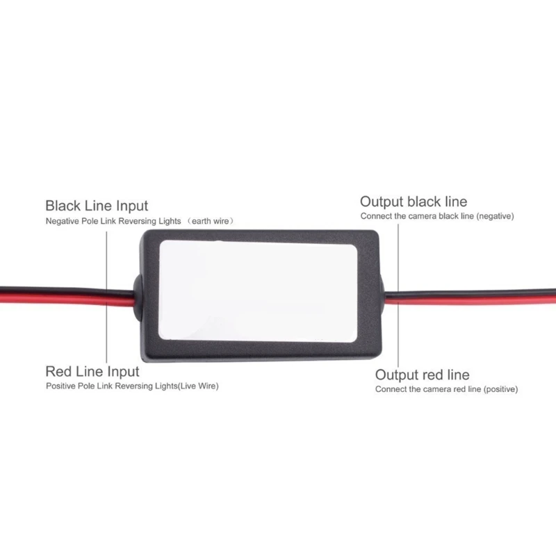 Functional 12V Power Reversing Rectifier Ballasts Solve Rear View Camera Ripple Splash- Screen Filter