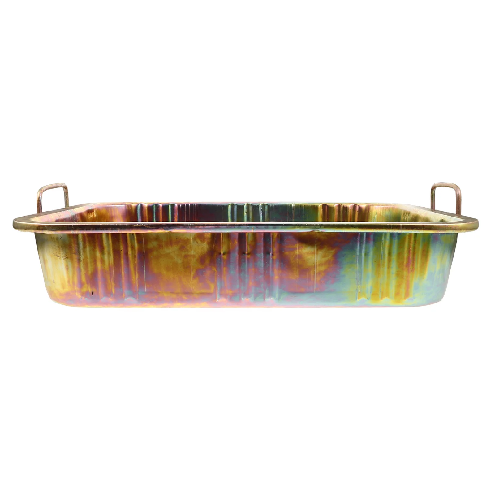 

Multifunctional Steel Drain Pan Vehicle Waste Oil Tray Car Repair Drip Pan Container Durable Fuel Engine Drainage Tray For Oil