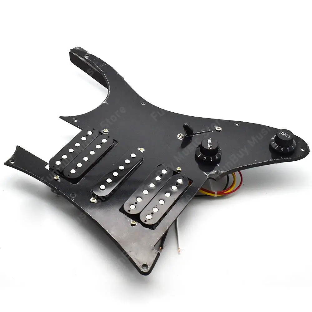 1Set HSH Humbucker Prewired Pickguard Guitar Pickup Loaded Prewired Pickguard Scratch Plate Pickups