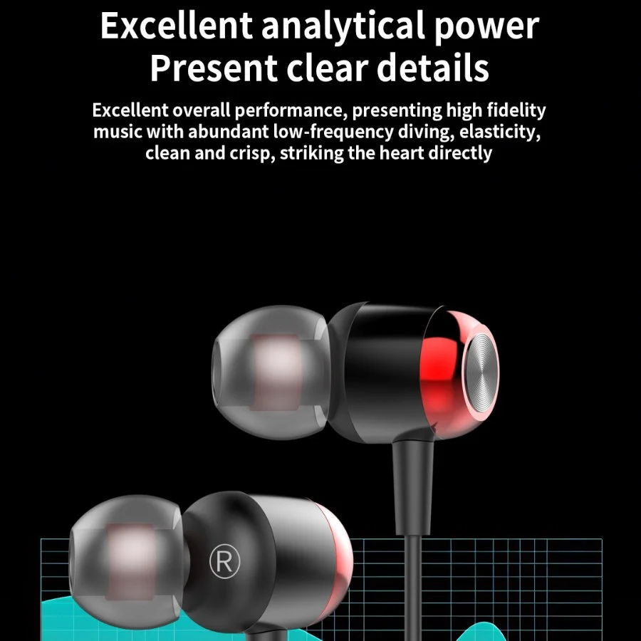 

In-ear wired headphones with a bass of 3.5. Mobile sports headphones suitable for mobile phones and computers