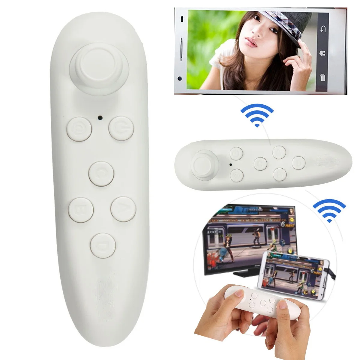 

Multifunctional Gamepad Joystick Remote Control for Android iOS VR Mobile Games Wireless Game Handle Joysticks Newst