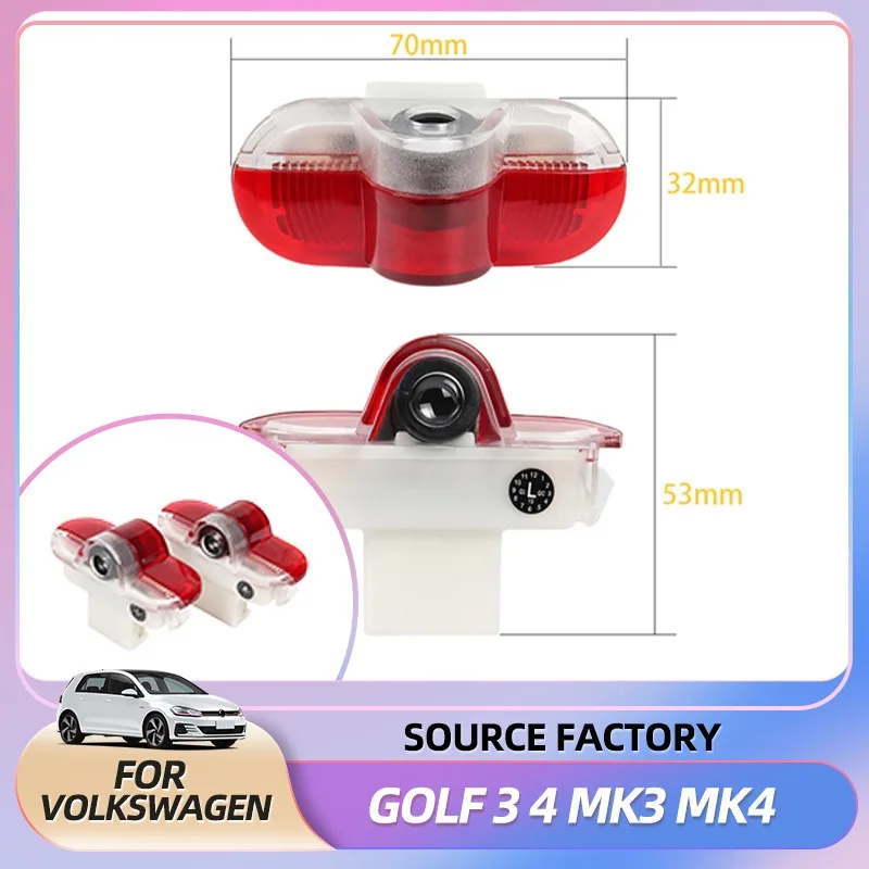 

Подстаканники, горячие антенны, светодиодные двери автомобиля, проектор с логотипом призрачного теневого света, аксессуары для VW Golf 3 4 Mk3 Mk4 Jetta Touran