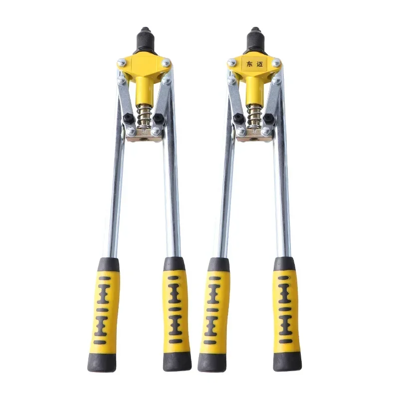 مسدس برشام يدوي احترافي مع مسامير من سبائك الألومنيوم، أداة تثبيت يدوية للاستخدام المنزلي والصناعي