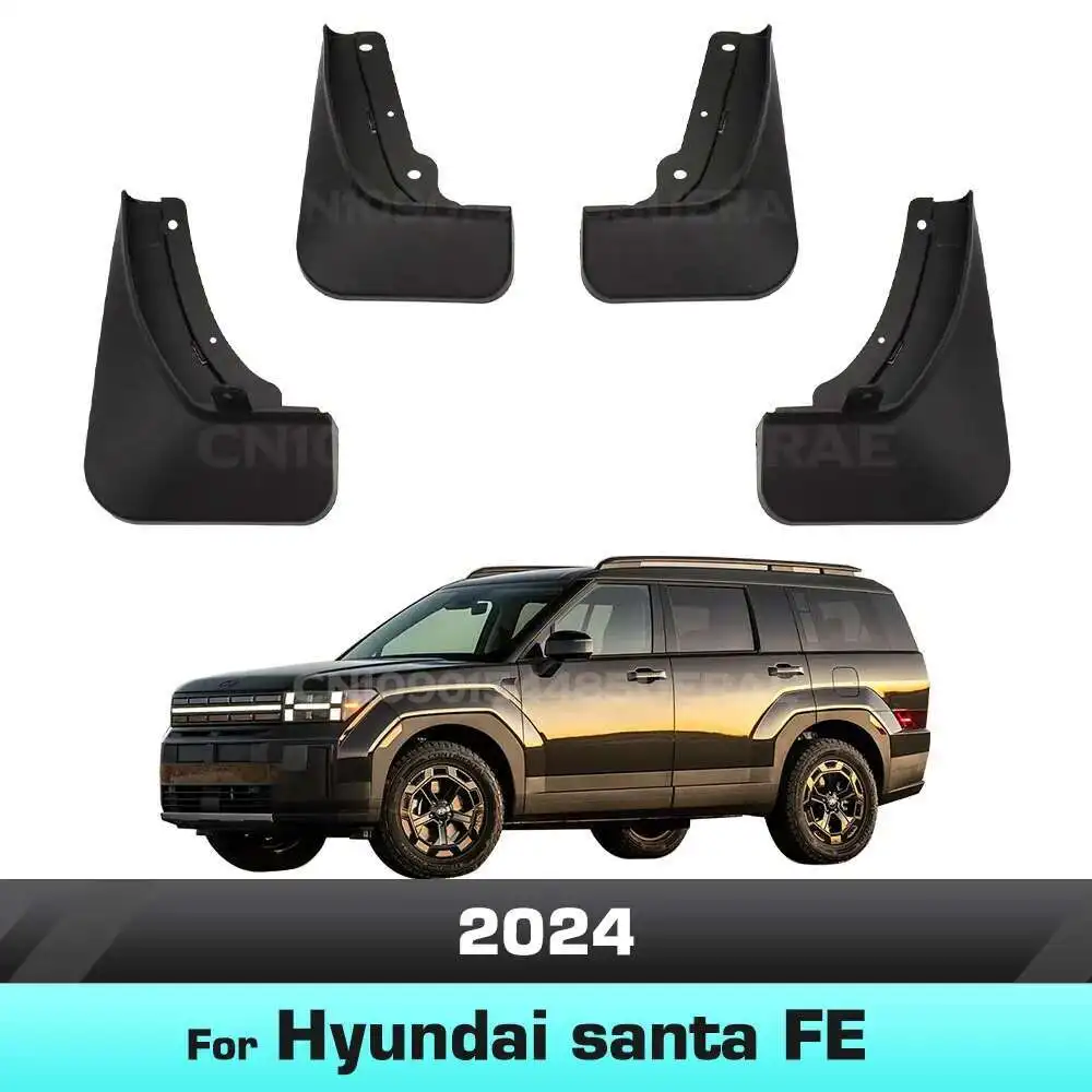 

For Hyundai santa FE 2024 Fender Mudguard Mud Flaps Guard Splash Flap Mudguards Car Accessories