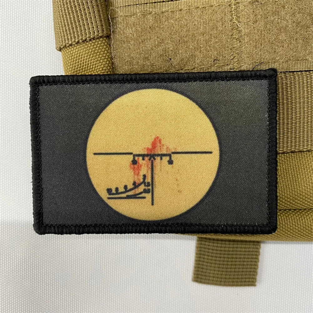 Russian PSO Dragonov Sniper Sight Morale Badge Stickers Hook and Loop Tactical Military Flag Backpack Vest Accessories Stickers