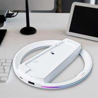 RGB Vertical Stand For PS5 Slim Game Console Anti-Slip Stable LED Cooling Base Stand For PS5 Pro Host Gaming Accessories