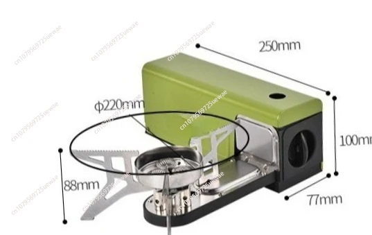 

2800 Вт ветрозащитный портативный походный обогреватель для приготовления пищи, плита для зимней рыбалки, горелка для кемпинга, складной уличный обогреватель, плита