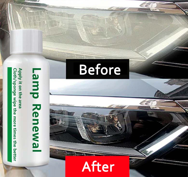 20ML Liquid Lamp Retreading Agent Lamp Renovation Car Maintenance Car Headlight Restoration Polishing Agent Liquid Glass for Car