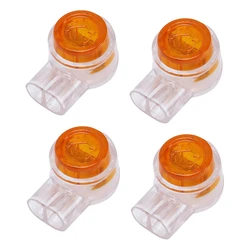 Promotion! 200 Pieces Yellow Button Gel Filled Phone Wire Butt Splice UY Connector 2 Port