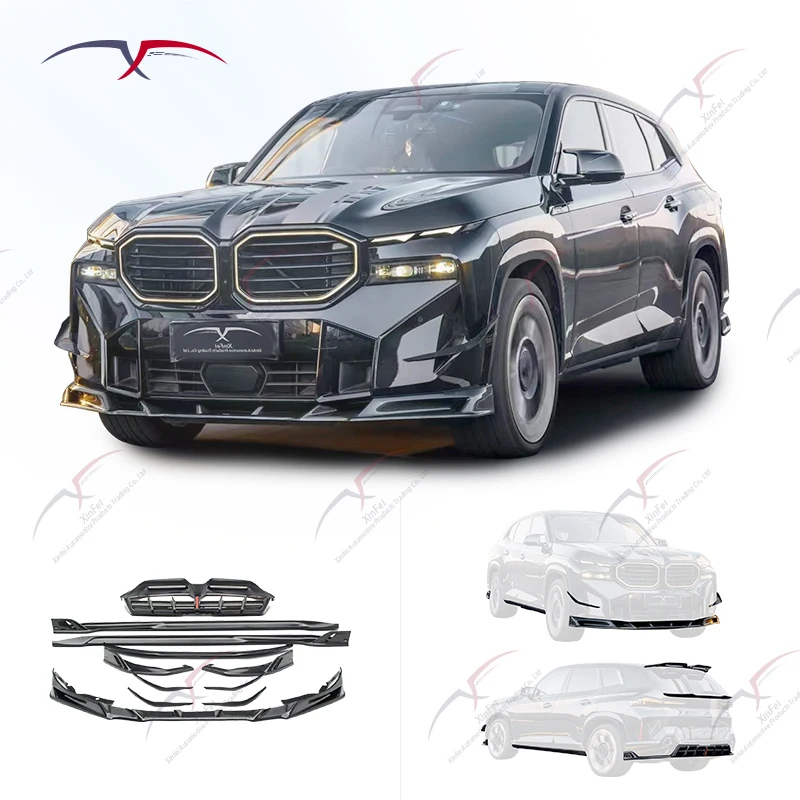 طقم ممتص الصدمات للسيارة إصدار من ألياف الكربون المعدلة مناسب لتعديل XM وترقية مجموعة الجسم #1