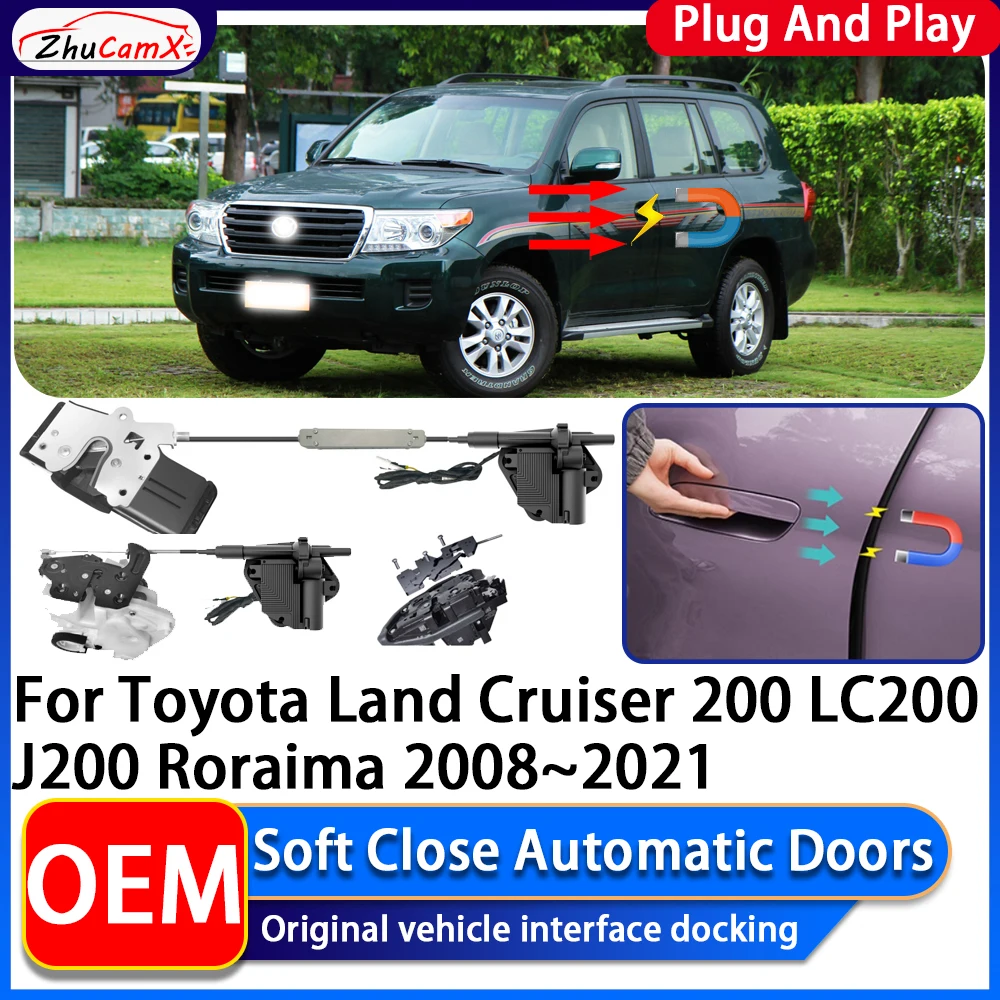

Electric Suction Power Soft Close Door Automatic Door Closing System For Toyota Land Cruiser 200 LC200 J200 Roraima 2008~2021