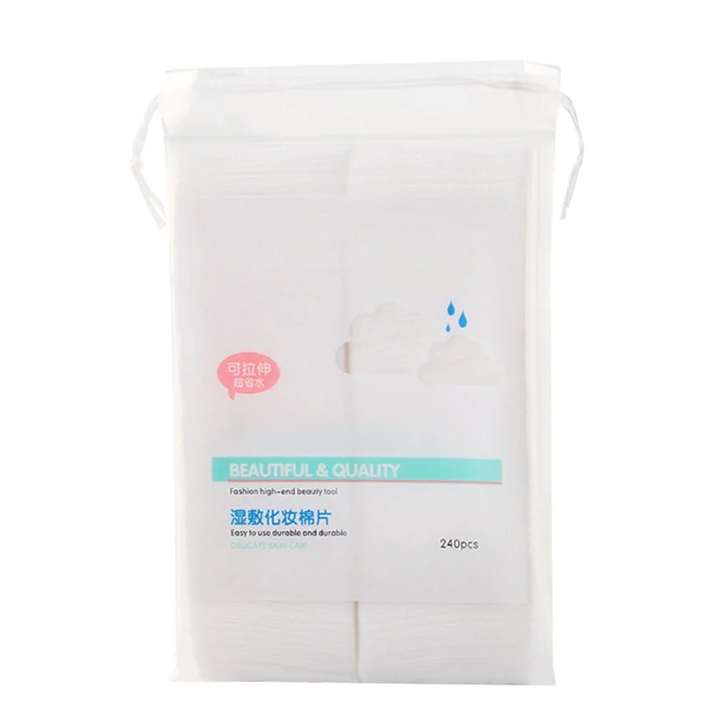 240 قطعة من وسادات الصوف القطنية لإزالة المكياج وإسفنجات تنظيف الوجه لإزالة مربعات الوجه والعناية بالبشرة #5