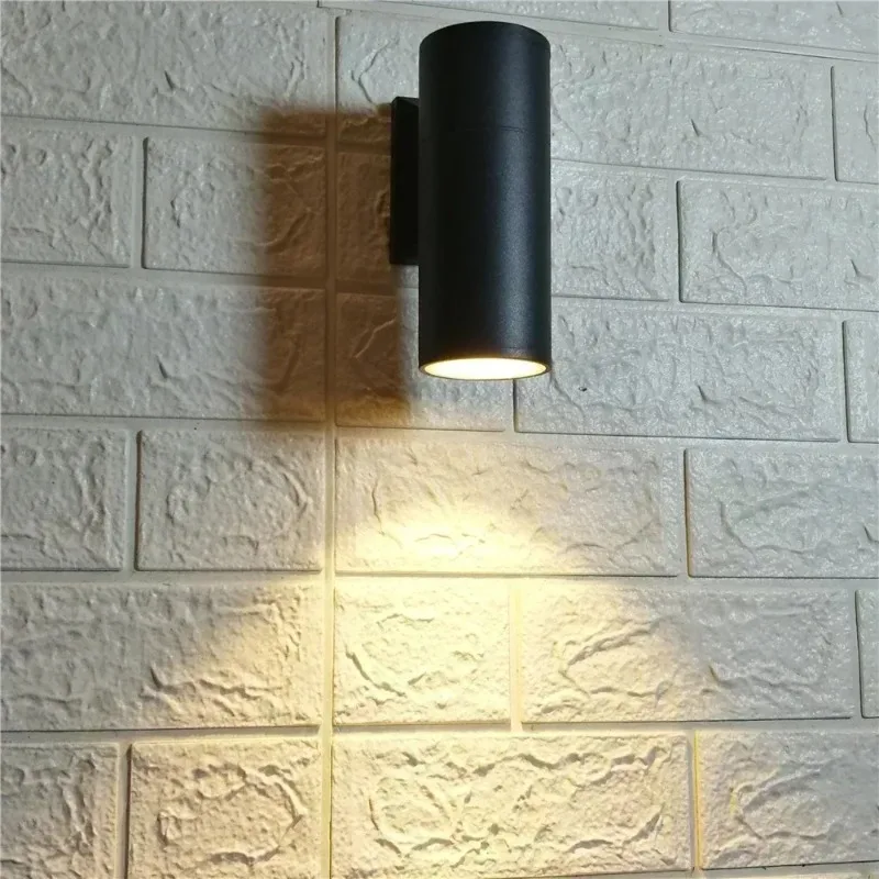 UDDALight IP65 Waterproof Outdoor Wall Light, Anti-Rust Aluminum Modern Sconce for Porch Patio Garden, 100-240V