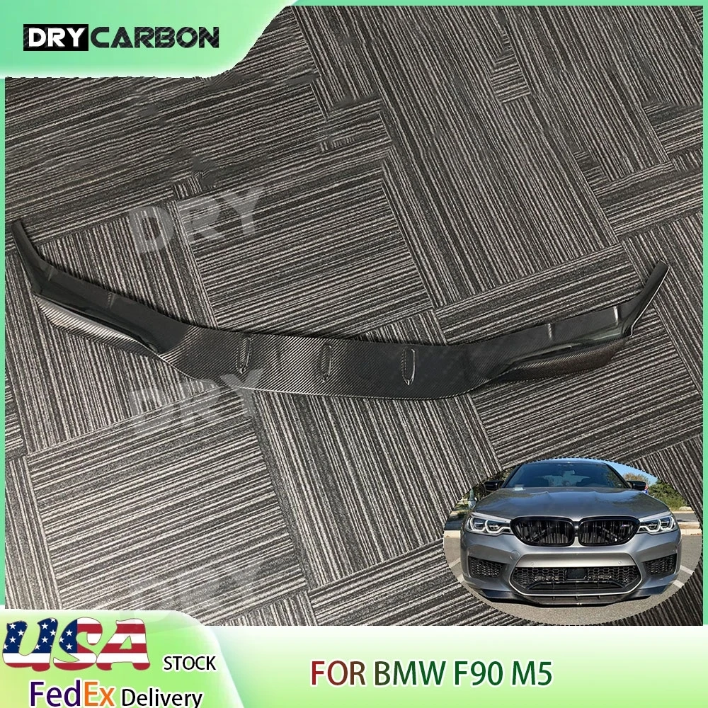 

Carbon Fiber Car Front Bumper Lip Spoiler for BMW 5 Series F90 M5 Sedan 2017-2020 Bumper Guard Front Bumper Chin