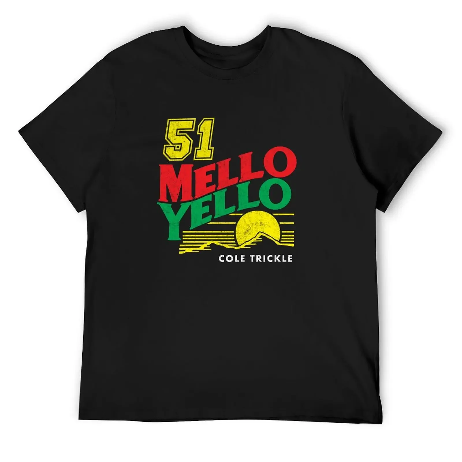 #51 Mello Yello - Cole Trickle - vintage logo T-Shirt cheap stuff plus size tops customizeds mens t shirts top quality