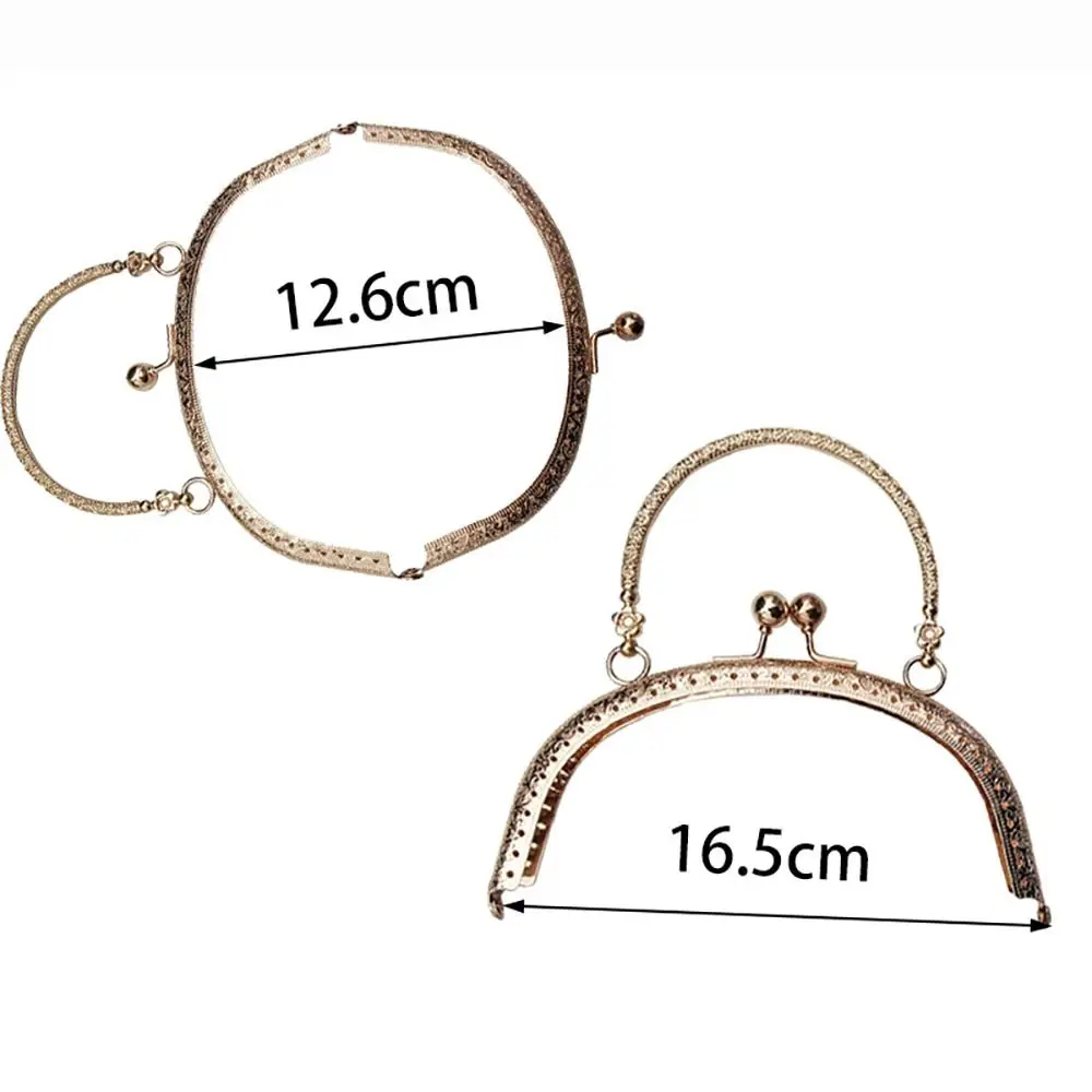 1Pcs Mini Purse Frame Kiss Clasp Purse Clasp Frame Buckle Vintage Metal Bag Hardware DIY Craft Handle Bag Making Accessories