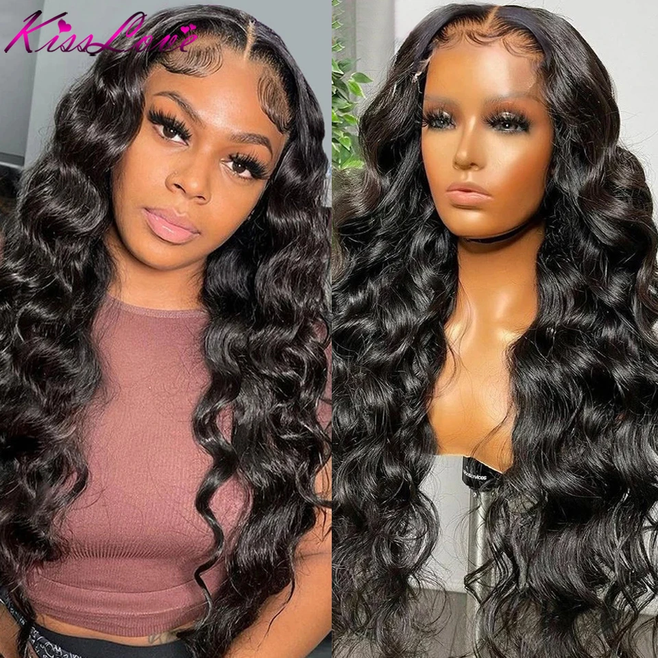 

Loose Wave HD 13x6/13x4 Lace Front Human Hair Wigs for Women 360 Lace Fronatl Wig PrePlucked 4x4 Lace Closure Wig Bleached Knots