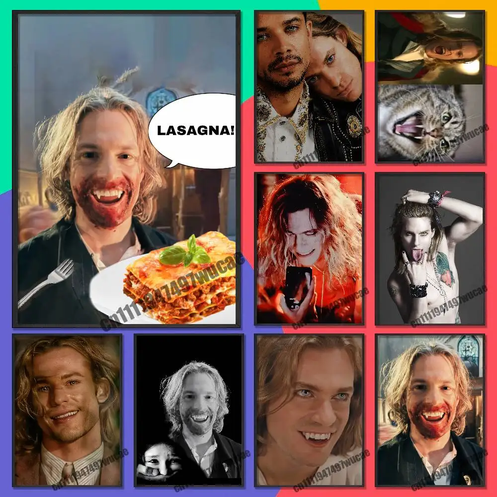For I-Interview With The Vampire Sam Reid Lestat De Lioncourt Poster Cover Wall Murals Home Custom Self-adhesive Sticker