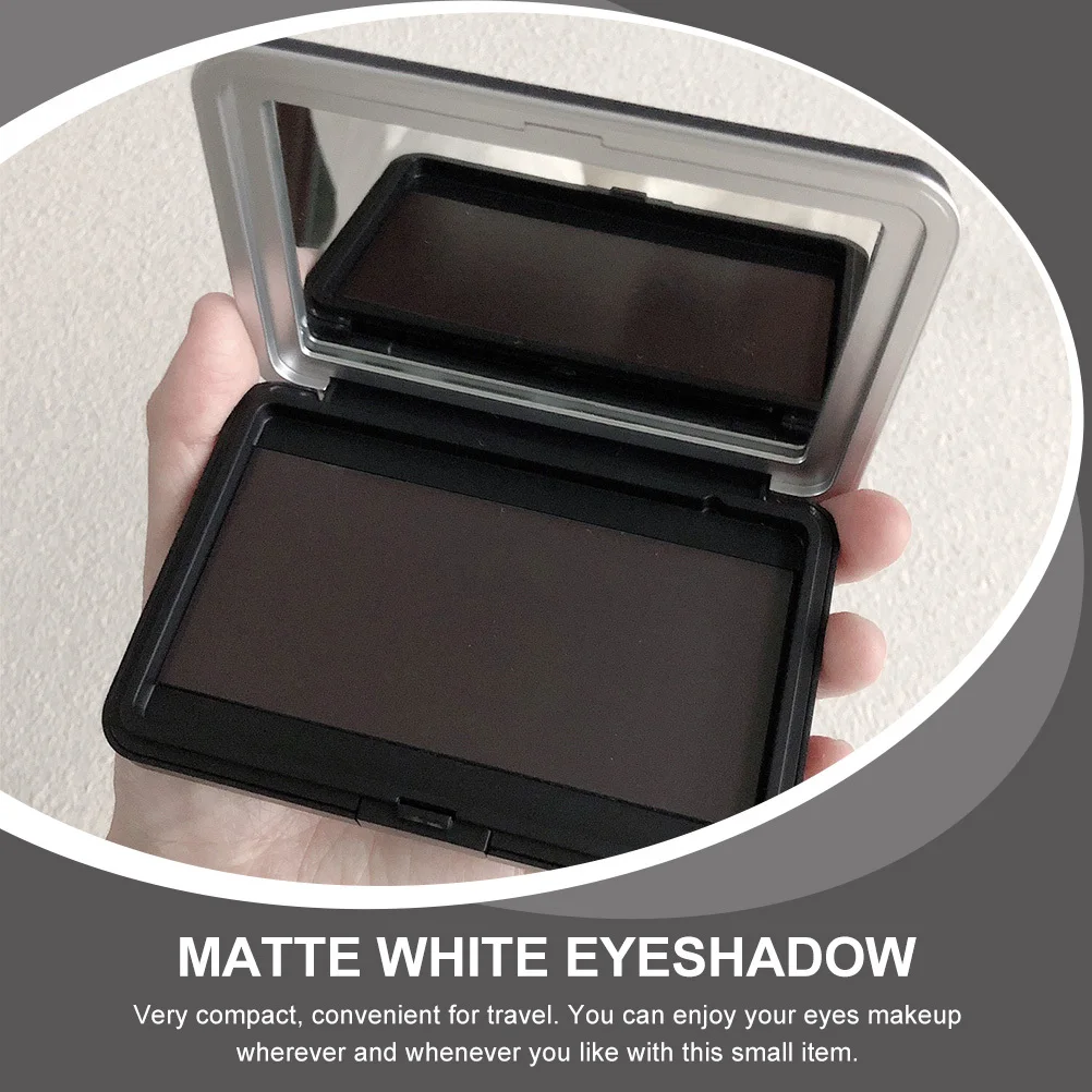 

2Pcs Empty Eyeshadow Containers DIY Makeup Boxes Portable Cases with Mirror Compact Travel Storage Makeup Mixing Tray