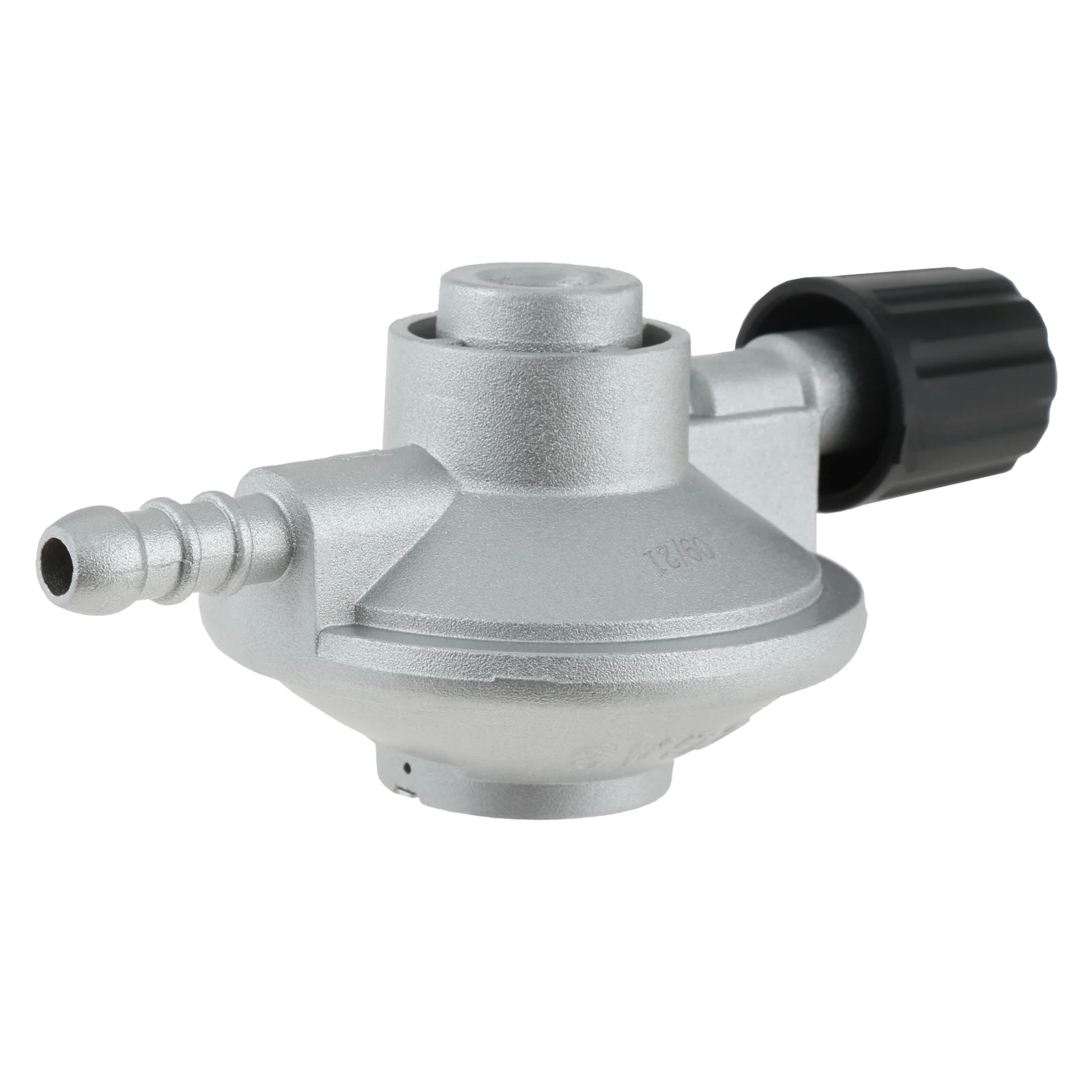 1LB Disposal Bottle Valve Adjustable Flow Low Pressure Propane Regulator 8mm Barb Hose Connection 7/16"