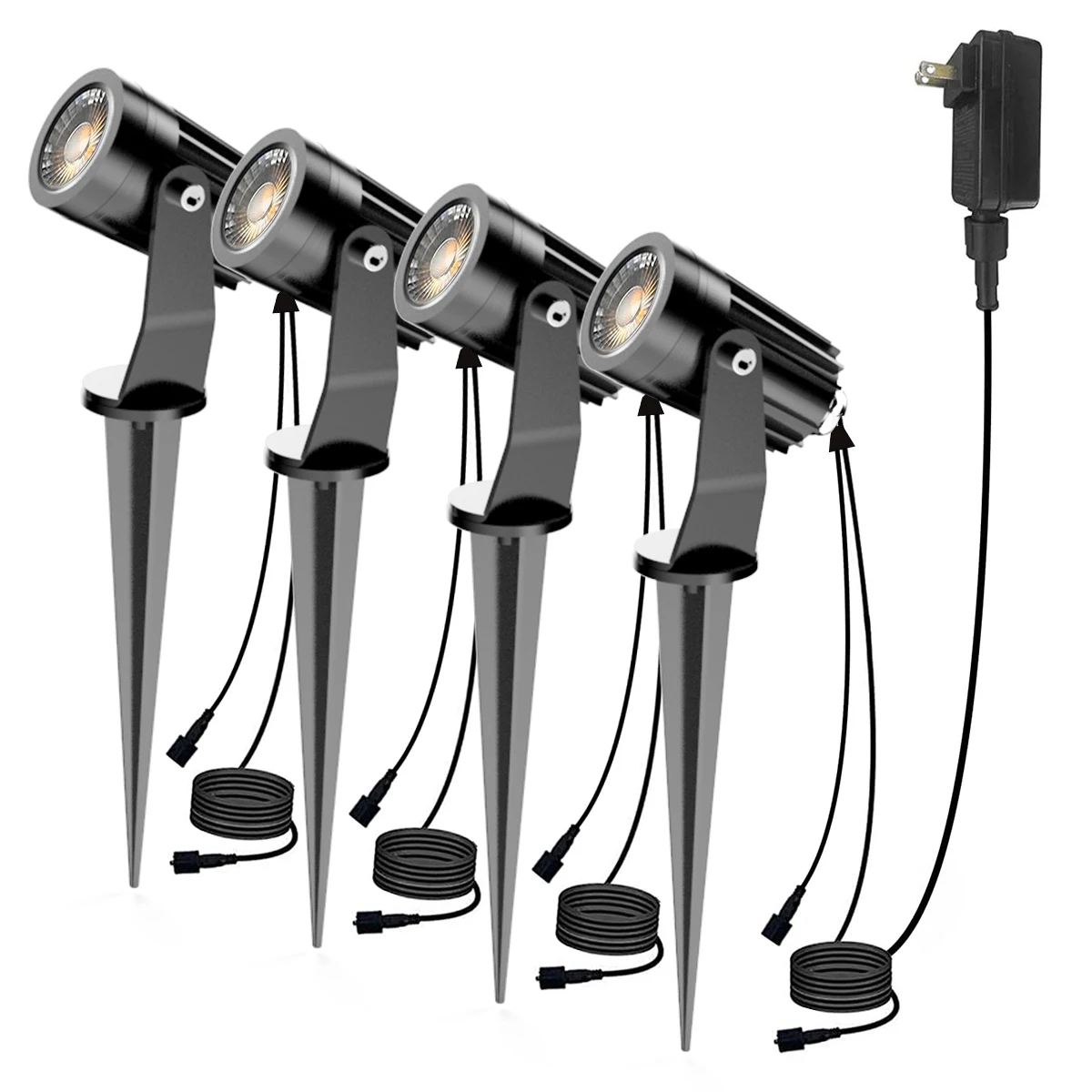 

3W LED COB Landscape Lights 12V 85-265V Waterproof Garden Pathway Lights Walls Outdoor Spotlights With Spike Lawn Lamps