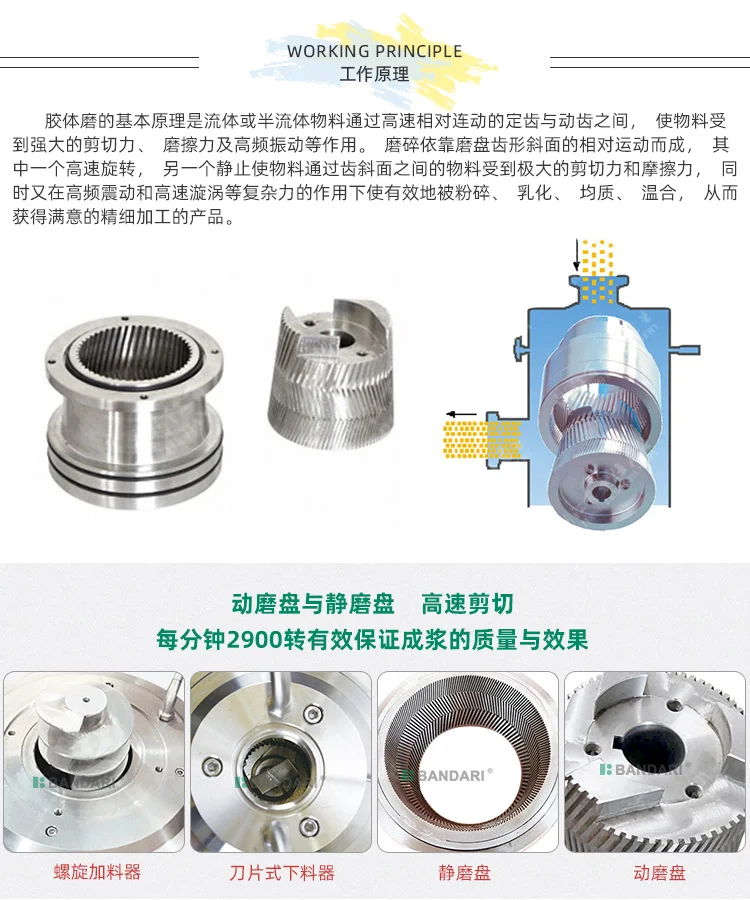 Small Vertical Stainless Steel Colloid Grinder Laboratory Chili Sauce Colloid Grinder Rubber Mill