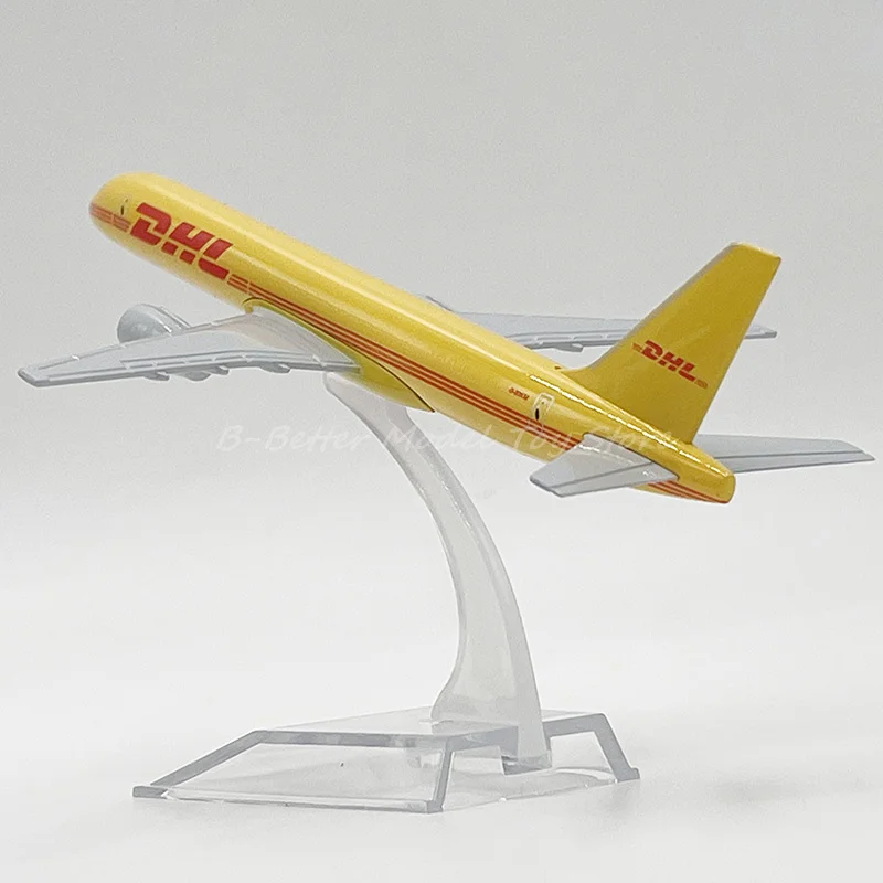 1:350 دييكاست نموذج طائرة لعبة DHL بوينغ 757 أريلاين نسخة مصغرة