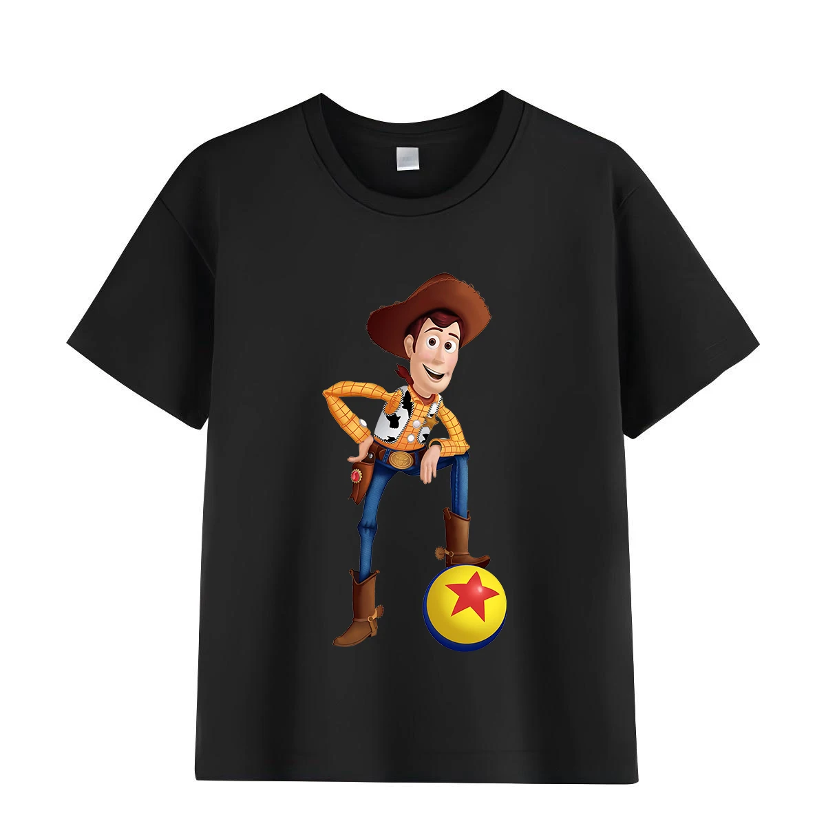 

Disney Toystory Monster Monster 100%Cotton Kids Short-sleeved Shirt,Summer Children's Round-neck T-Shirt, Boys/Girls Tops