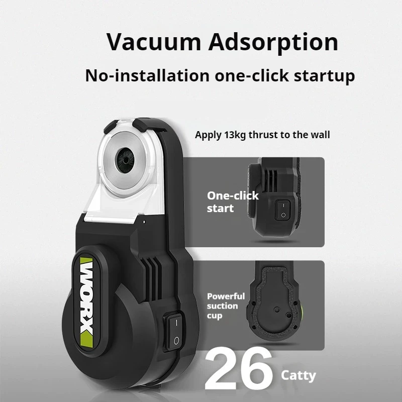 WORX WA1602 Powerful Vacuum Cleaner Original 13Kg attraction 35ml Visual Dust Box USB C-type Universal Electric Hammer Drill