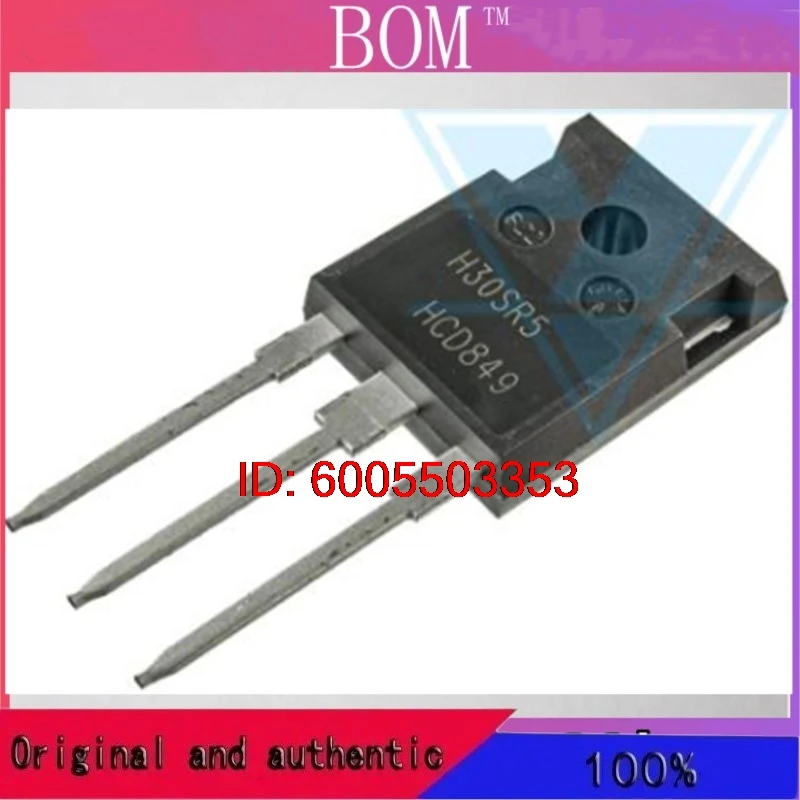 5PCS H30SR5 IHW30N160R5 TO-247 new original 1600V 30A  IGBT transistor